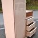 Vintage asymmetric wardrobe