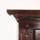 Neo-baroque antique buffet in silvered pine, Italy, 19th century