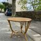 Vintage rattan table
