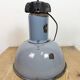 Industrial Grey Enamel Bauhaus Pendant Lamp, 1930s