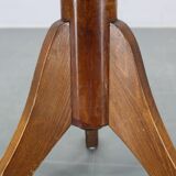 1950s Piano Bentwood Beech Stool, Czechoslovakia