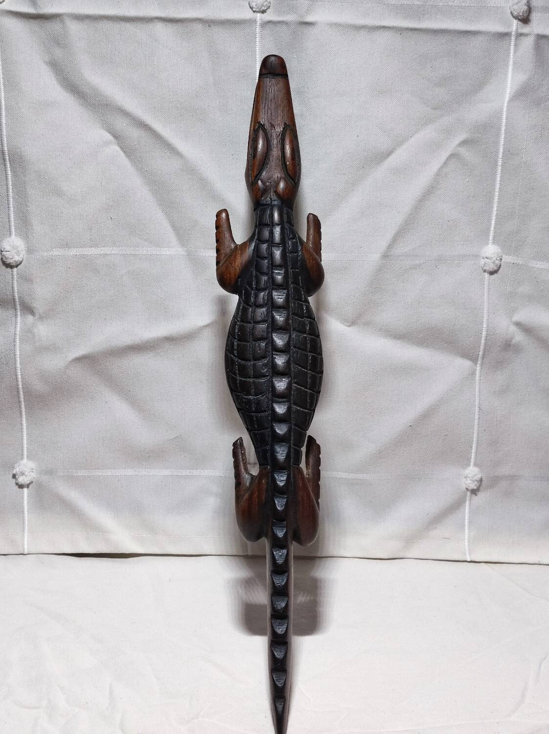 Wooden crocodile