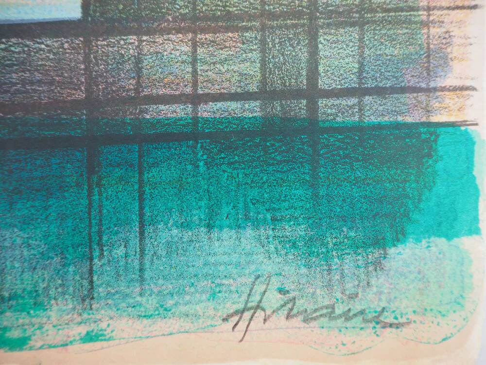 Camille Hilaire: The Lock, original signed lithograph