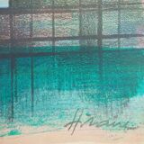 Camille Hilaire: The Lock, original signed lithograph