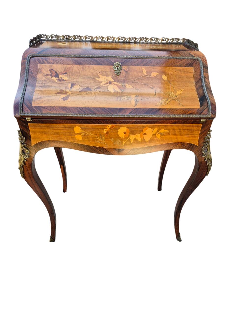 Bureau de dame style louis XV début XX