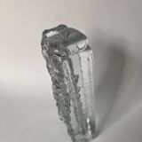 Frosted glass vase from the 1970s