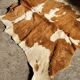Vintage cowhide rug 1970