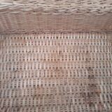 Vintage flat basket