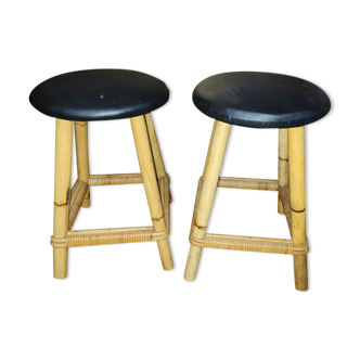 Rattan stools