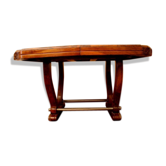 Table Walnut art deco massif