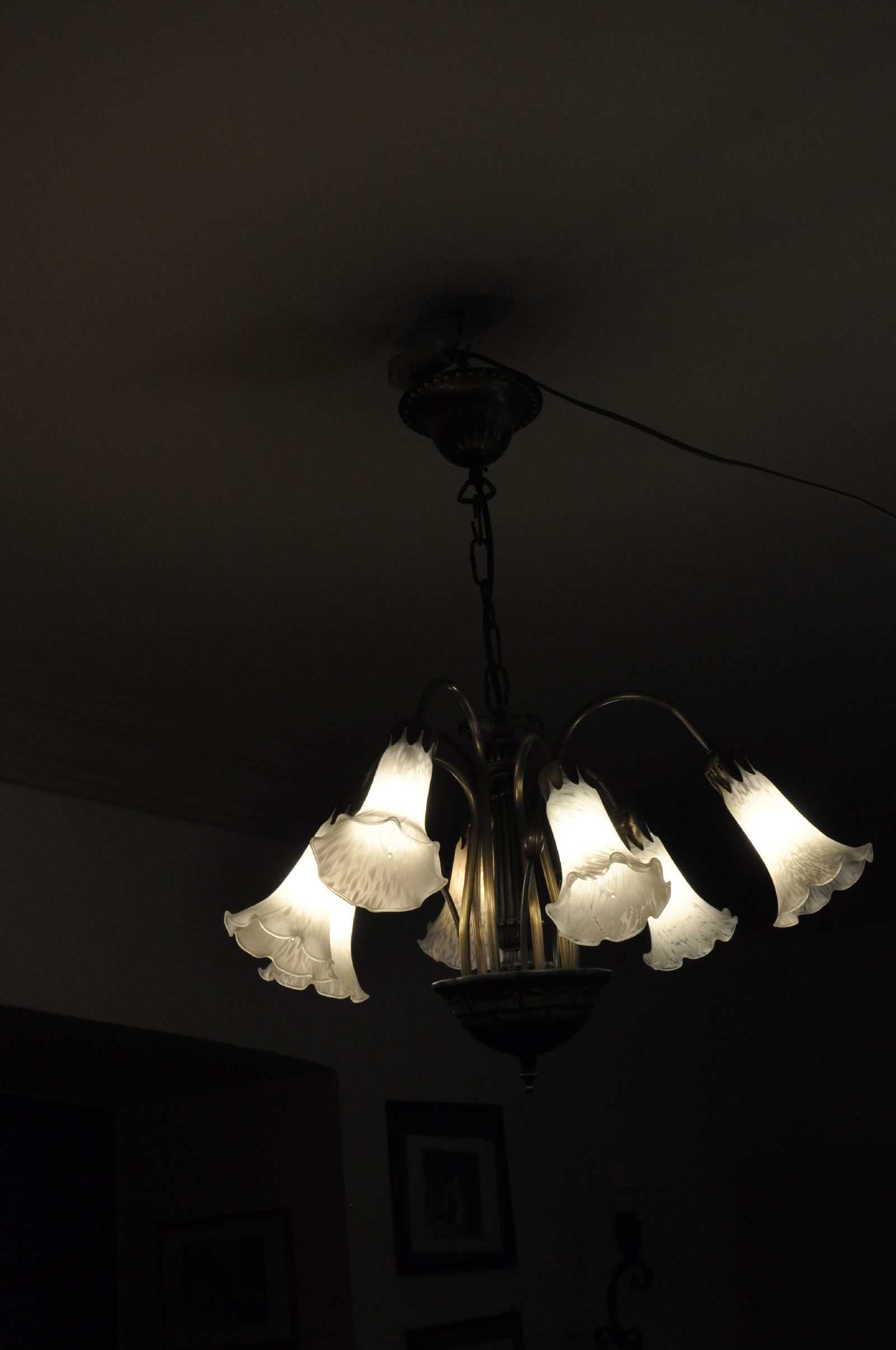 Lustre de salon metalwork