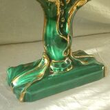 Pair of candlestick candlestick ceramic vallauris year 1950