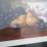 Still life Pears and grapes