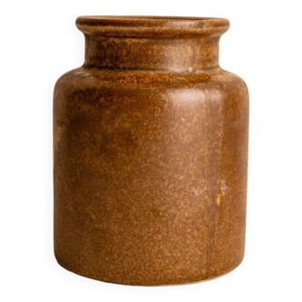 Brown Mustard Pot