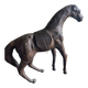 Old leather horse toy