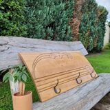 Wall coat rack
