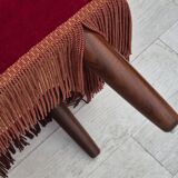 1970s, Danish armchair by Ryesberg Møbler, original condition, velour fabric.