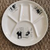 6 assiettes parlantes de Jacques Faizant Pour Saint Amand