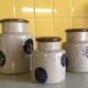 Series of sandstone pots