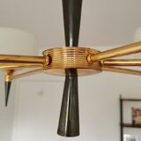 Chandelier 1950 modernist design arlus lunel