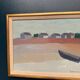 Original  Swedish Oil on Canvas – “Motif from Byxelkrok” by Raymond Wallentin – Signed & Dated 1975 – Vintage & Framed