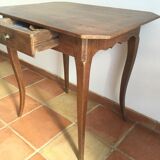 Flat desk in Louis XV style oak, early XXth