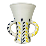 Sim Vallauris ceramic vase with handles