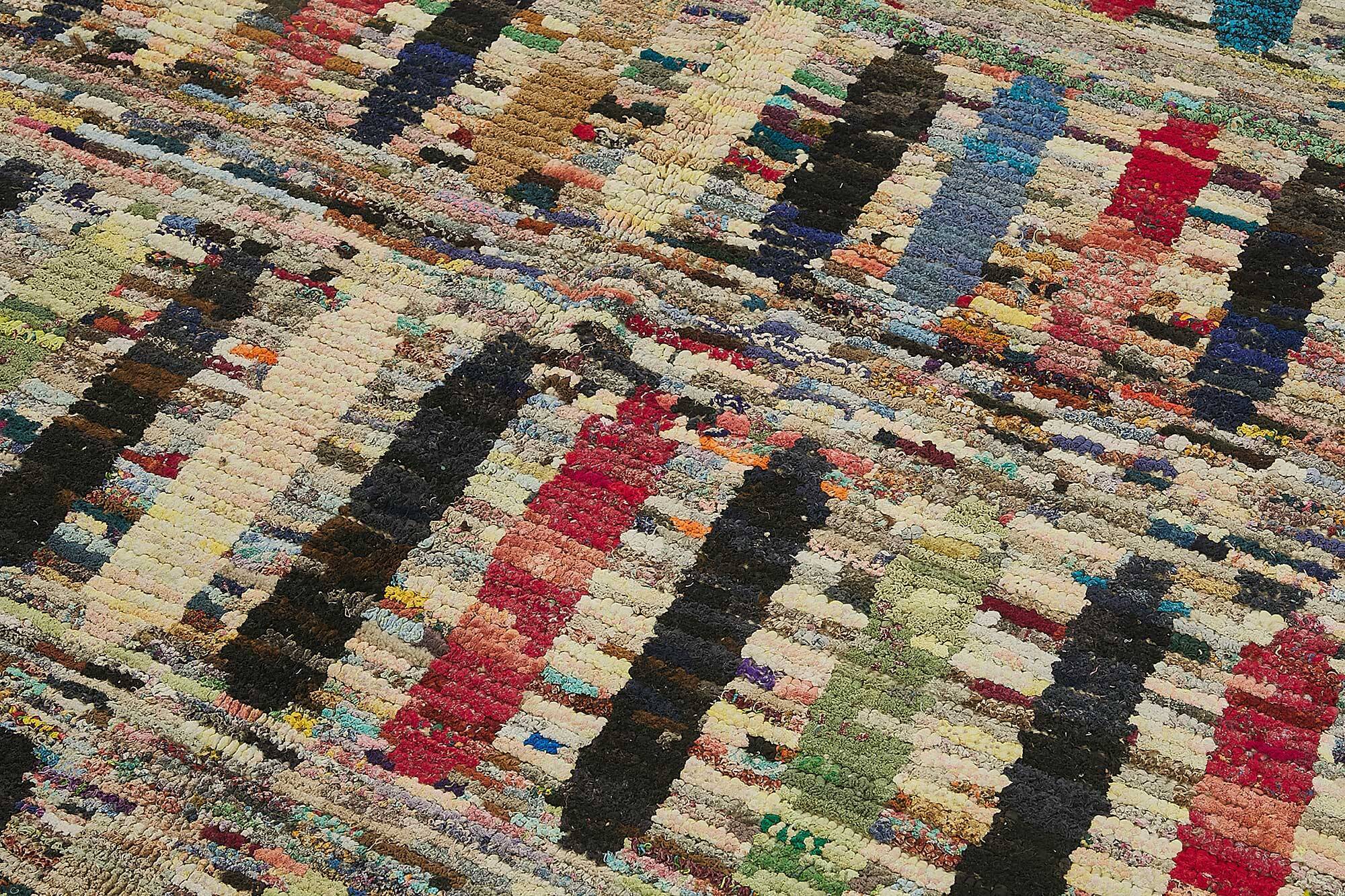 Handwoven Turkish Recycled Boho Rug 176 cm x 275 cm