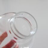 Vintage transparent glass lampshade