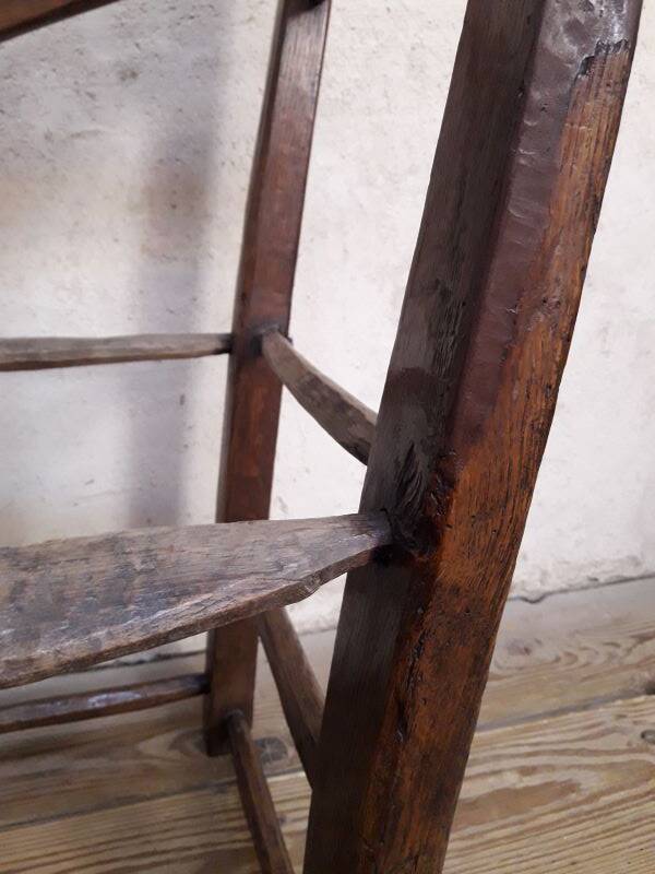 Old country folk art armchair