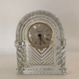 Harrods desk clock in crystal 1990s