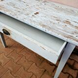 Pastel blue farm table