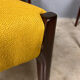 Newly upholstered Mid Century Vintage rosewood chairs