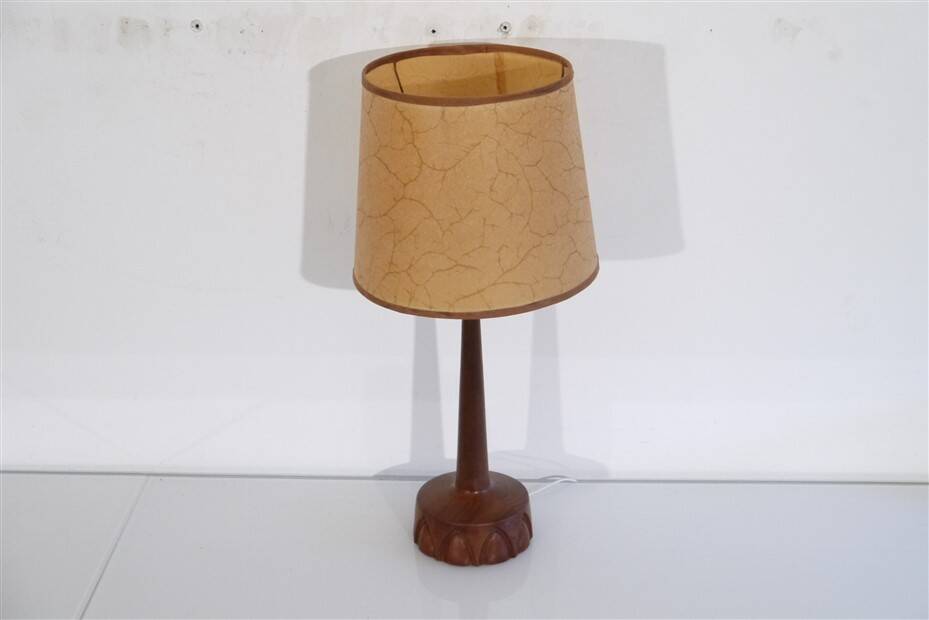Swedish teak lamp by Tranas stilarmatur 1960