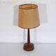 Lampe suedoise en teck de Tranas stilarmatur 1960