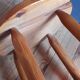 High bar stool in solid wood turned vintage 1970/1980