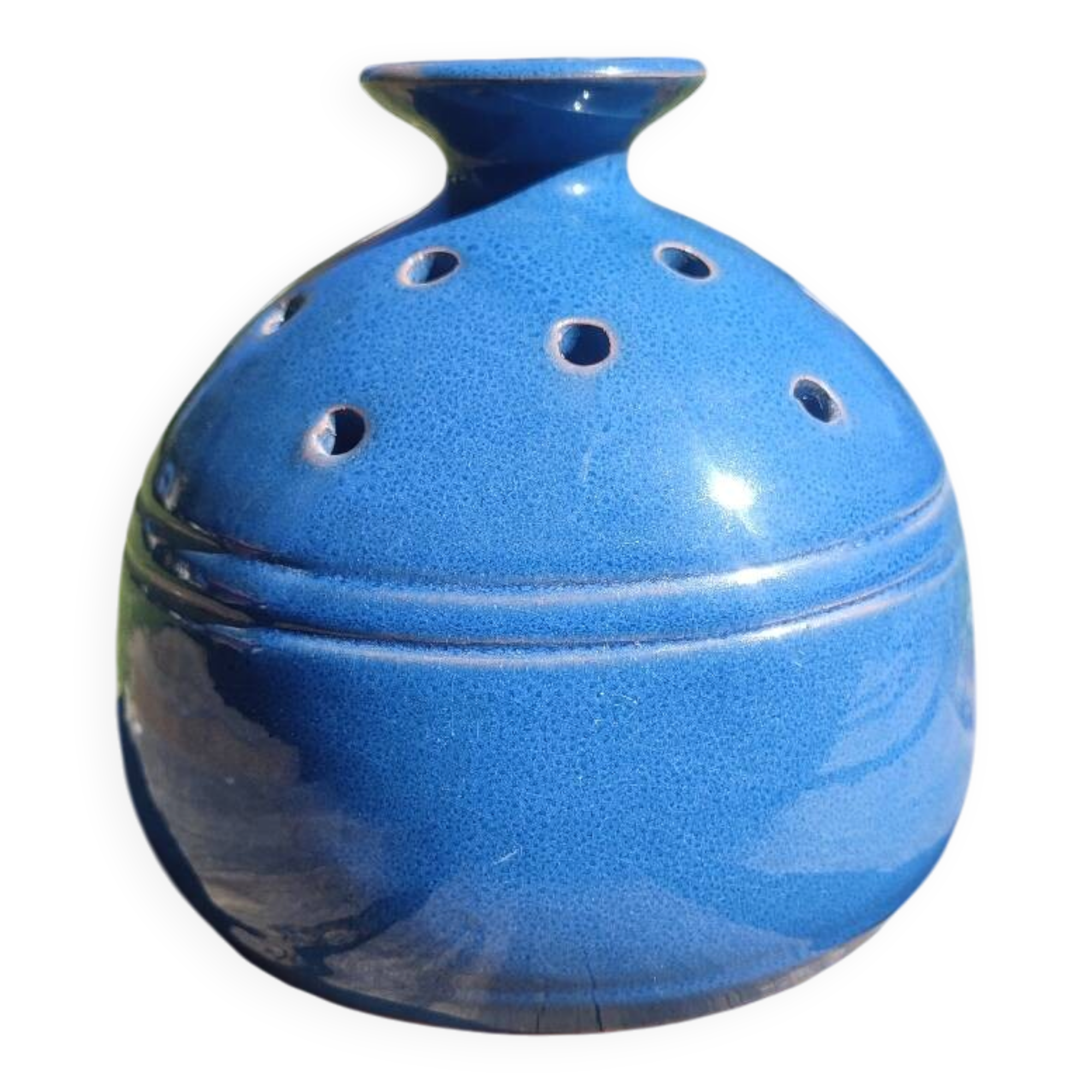 Handcrafted flower vase Pottery La Draille (Anduze)