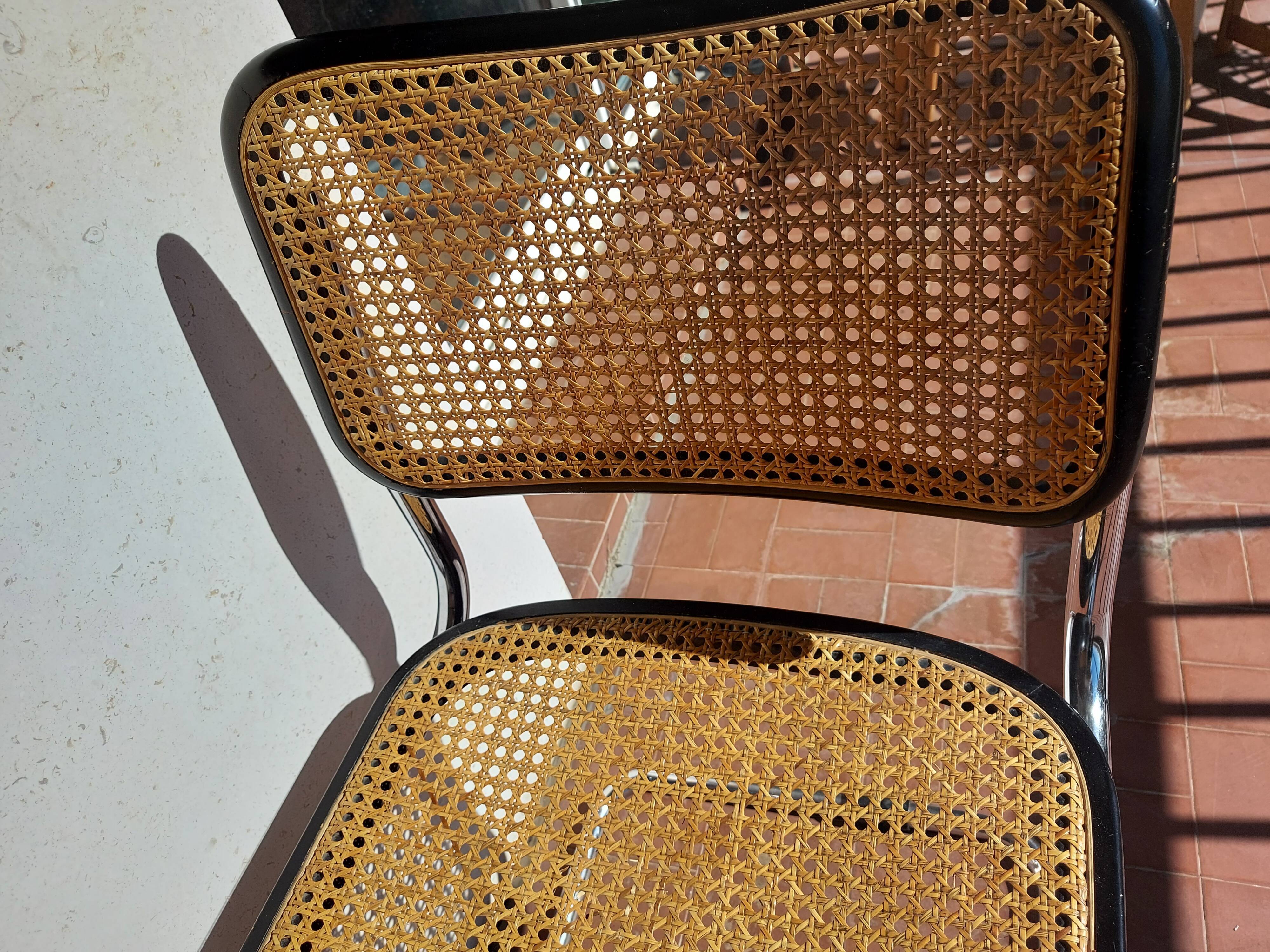 3 chairs Marcel Breuer B32