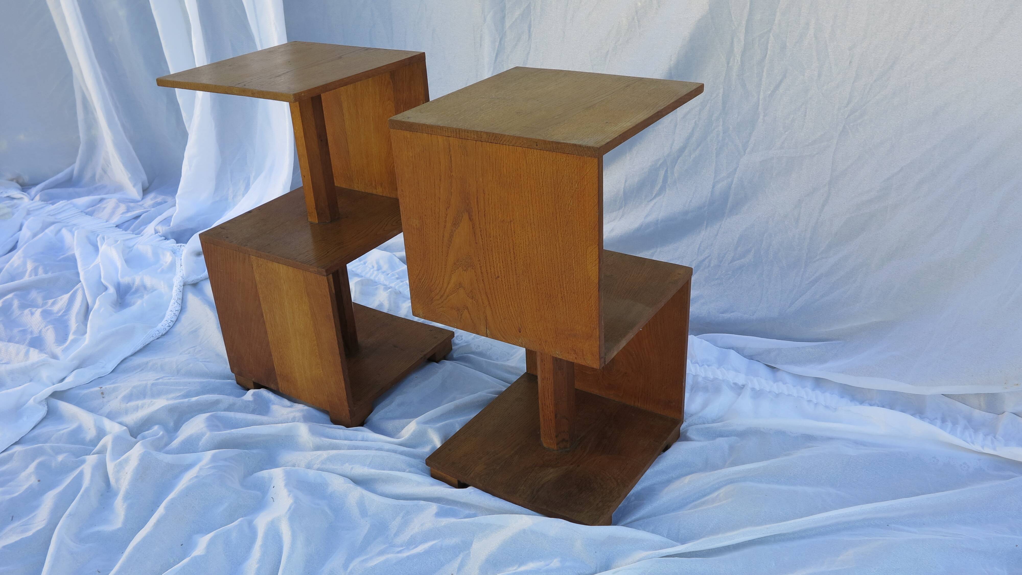 brutalist modernist bedside or sofa end area