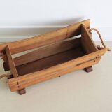 Wooden magazine rack