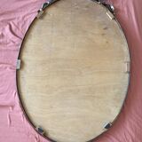 Old bronze frame mirror