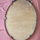 Old bronze frame mirror