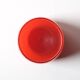 Vase martelé rouge de style mid-century modern : Elme Glasbruk, verre suédois, années 1960.