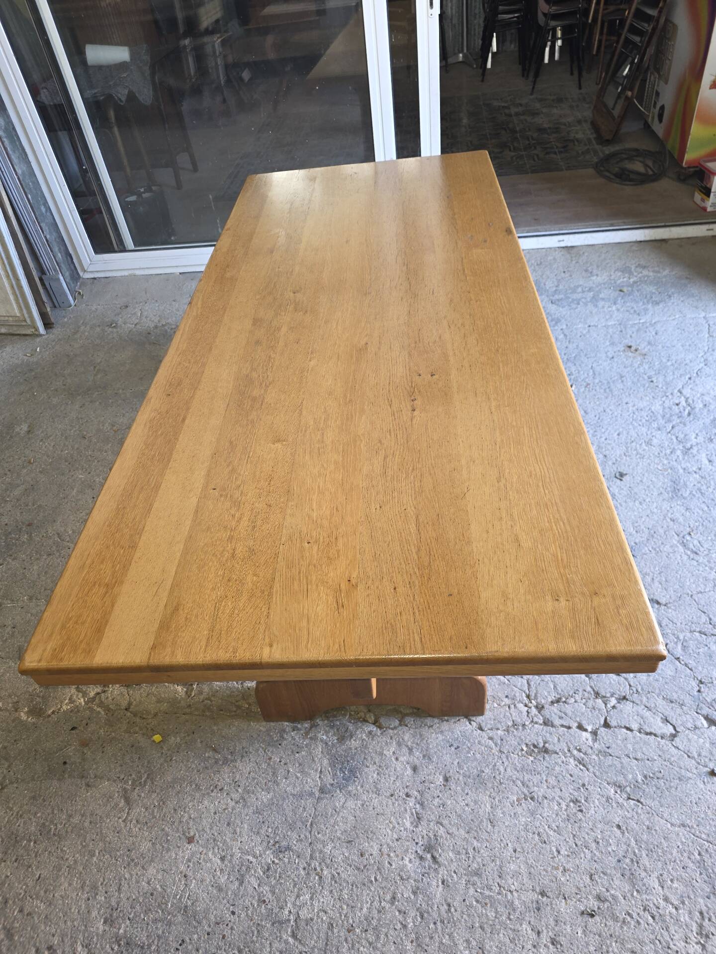 Oak farmhouse table