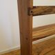 Old shelf in solid wood and exotic wood