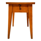 Tabouret à compartiment en hêtre