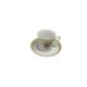 Cup with saucer, art nouveau, porcelain, Germany, 1950s