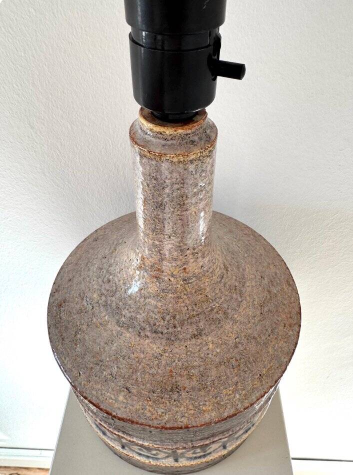 Large Danish table lamp base by Jette Hellerøe for Axella, 1960s