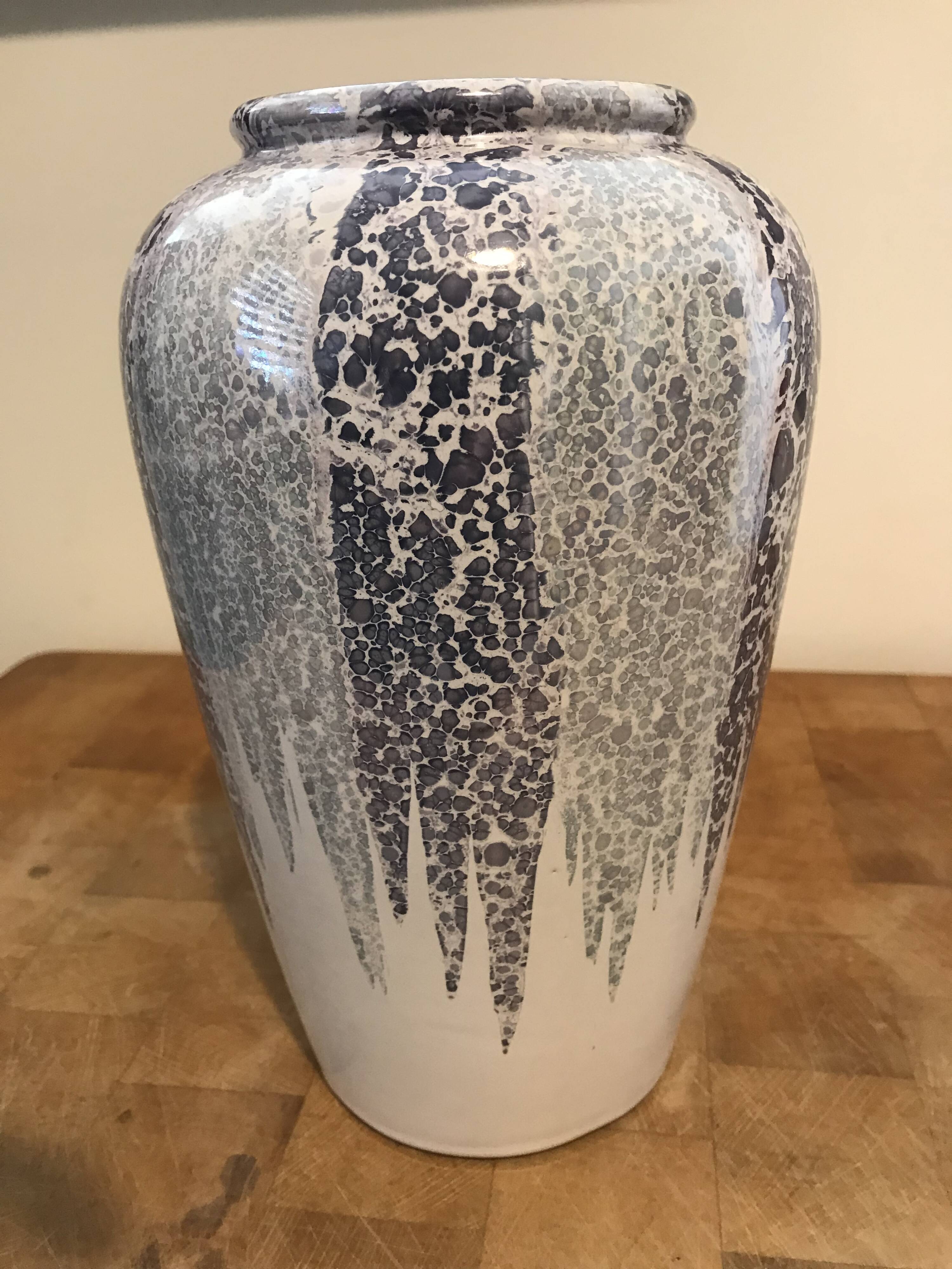 Vintage Vase Scheurich 504-24 - Ceramic West Germany - 1970s