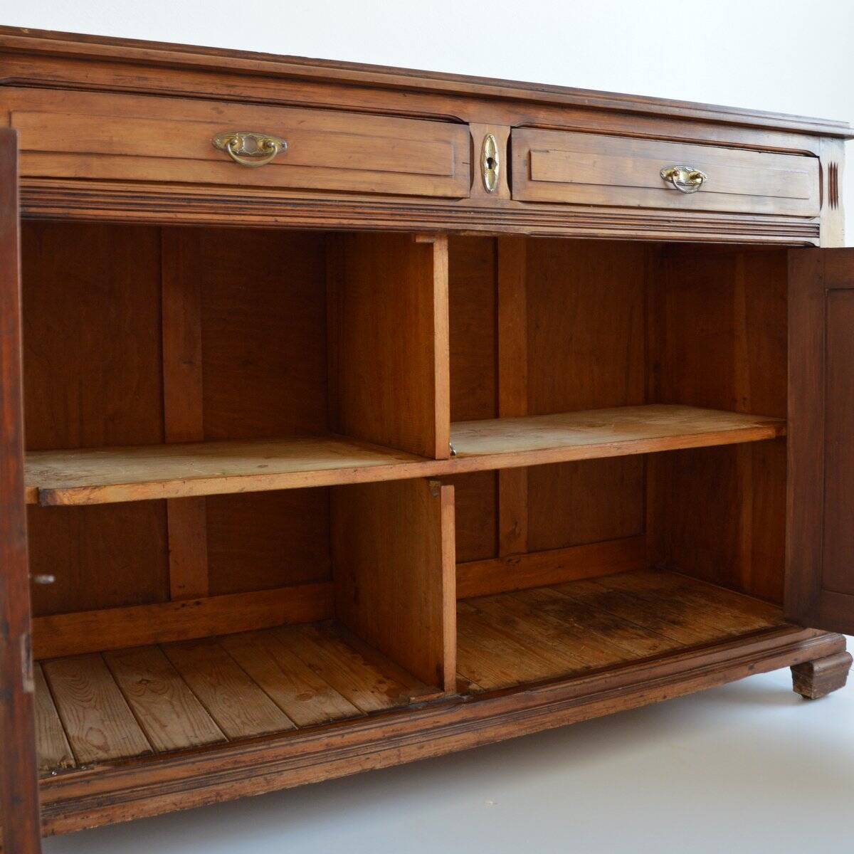 Old vintage Parisian 2-door cabinet / sideboard 1930 in its original condition.